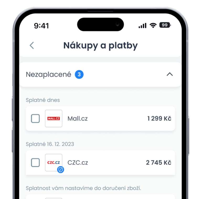 Plaťte až do 30 dnů