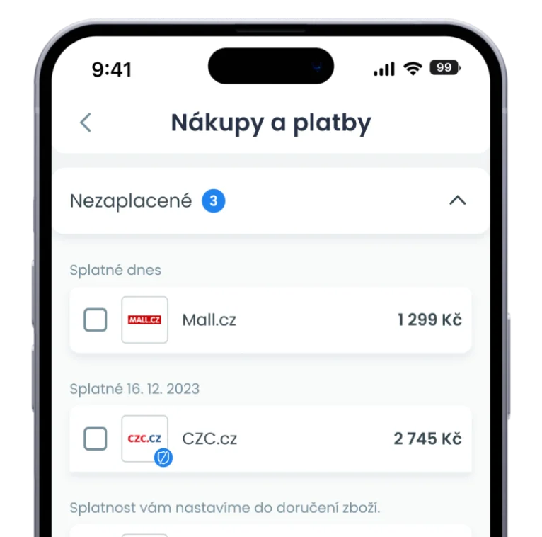 Plaťte až do 30 dnů