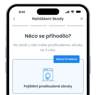 Nahlášení škody na pár kliků