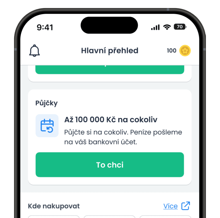 Půjčka na pár kliknutí