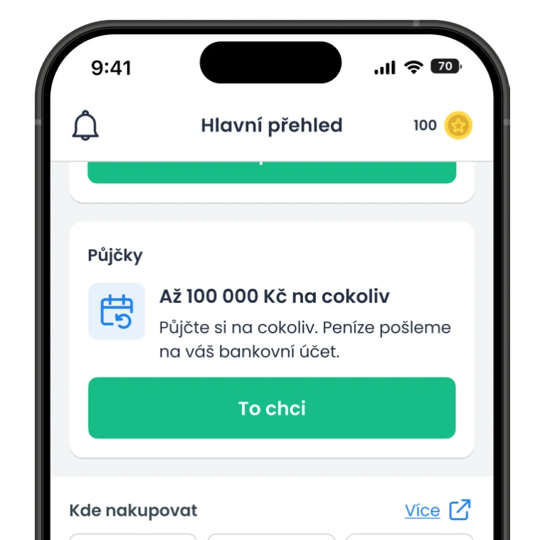 Půjčka na pár kliknutí