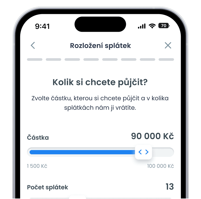 Počet splátek na míru