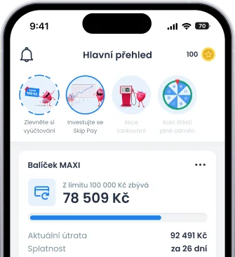 Až 100 000 Kč na nákupy