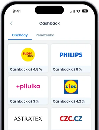 Cashback až 10 %